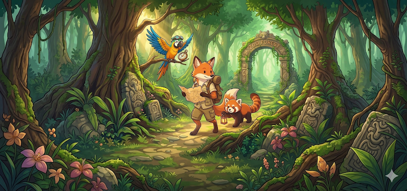 Zoo Forest 探索路徑